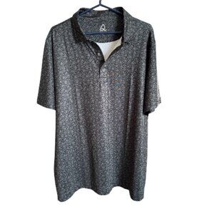 DEOLAX Patterned Polo Shirt – XL